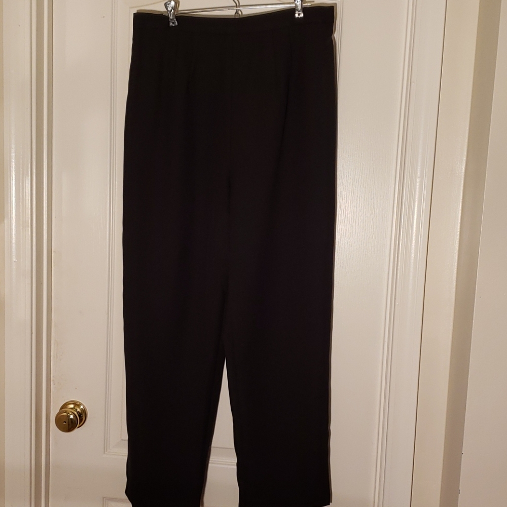 Black staight leg dress pants